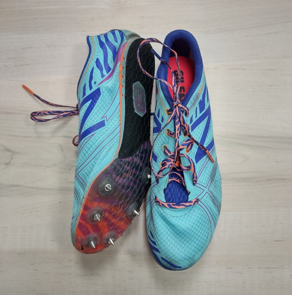 Women's Blue New Balance Track Spike Shoes